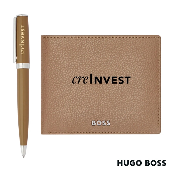 Indulge in sophistication with the Hugo Boss® Ballpoint Pen & Grained... from ASI 84592 St Regis Group
