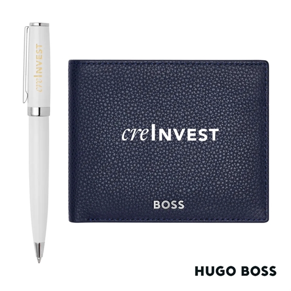 Indulge in sophistication with the Hugo Boss® Ballpoint Pen & Grained... from ASI 84592 St Regis Group