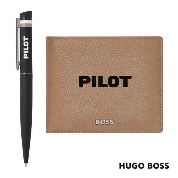 Elevate your essentials with the Hugo Boss® Ballpoint Pen & Leather... from ASI 84592 St Regis Group