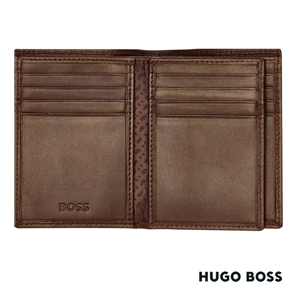The Hugo Boss® Classic Smooth Trifold Card Holder is characterized by... from ASI 84592 St Regis Group