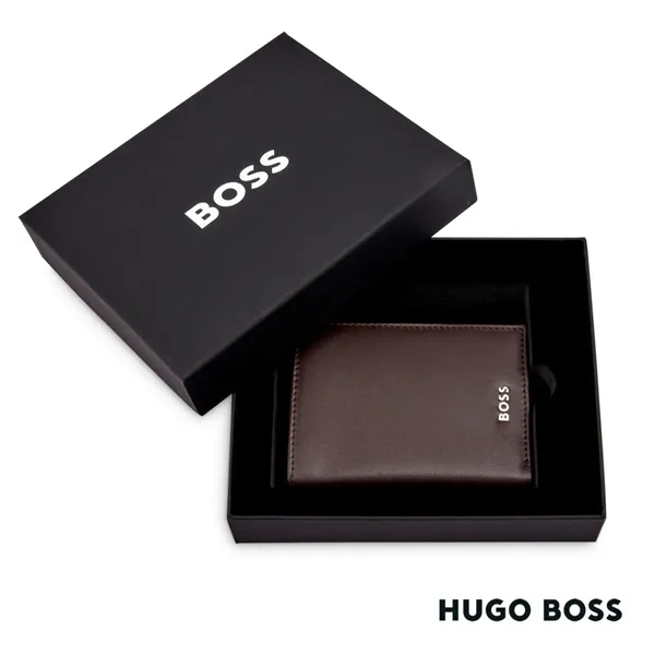 The Hugo Boss® Classic Smooth Trifold Card Holder is characterized by... from ASI 84592 St Regis Group