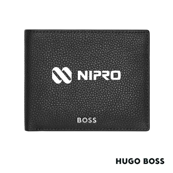 The Hugo Boss® Classic Grained Wallet w/flap is characterized by carefully... from ASI 84592 St Regis Group