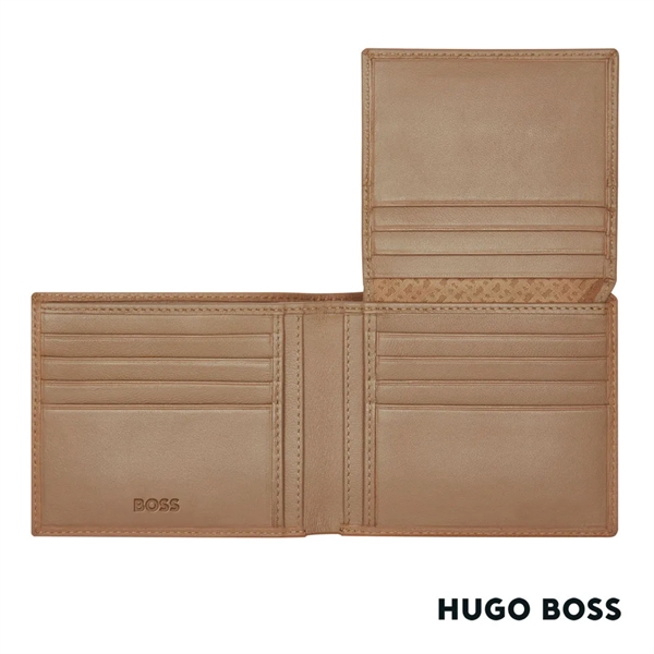 The Hugo Boss® Classic Grained Wallet w/flap is characterized by carefully... from ASI 84592 St Regis Group