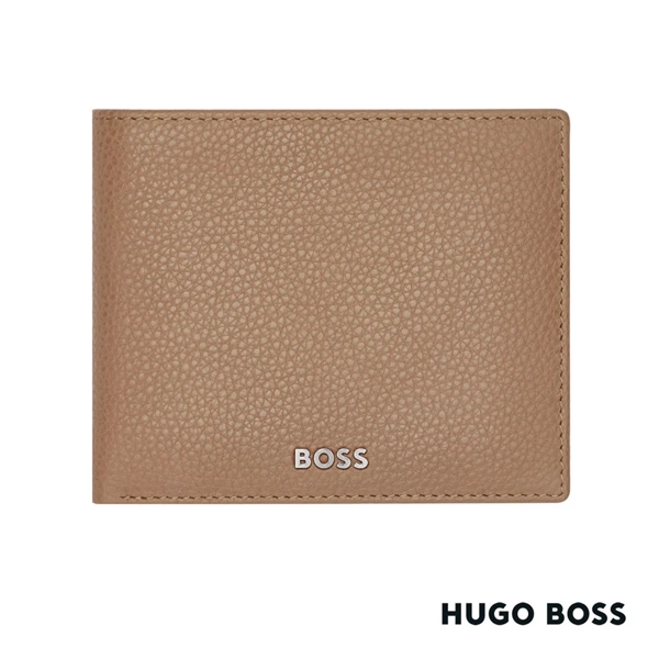 The Hugo Boss® Classic Grained Wallet w/flap is characterized by carefully... from ASI 84592 St Regis Group