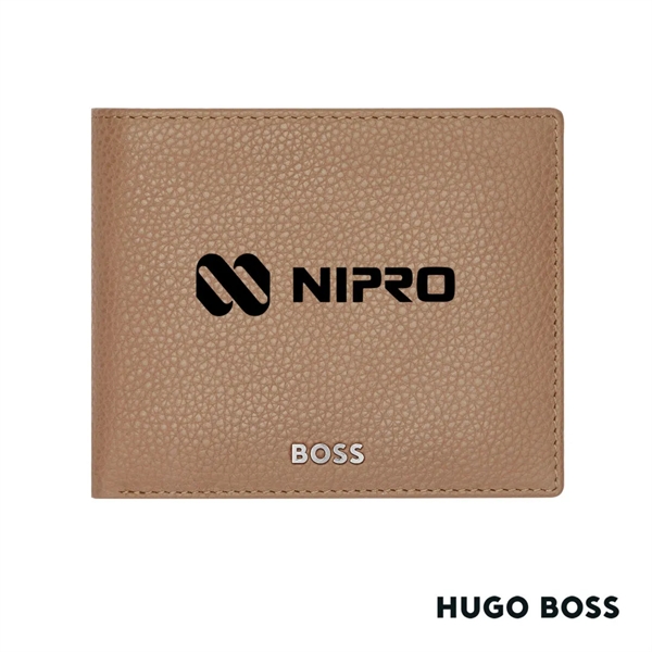 The Hugo Boss® Classic Grained Wallet w/flap is characterized by carefully... from ASI 84592 St Regis Group