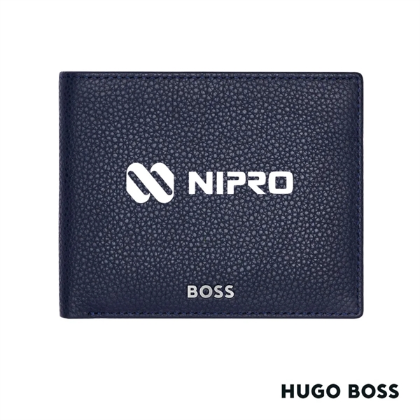 The Hugo Boss® Classic Grained Wallet w/flap is characterized by carefully... from ASI 84592 St Regis Group