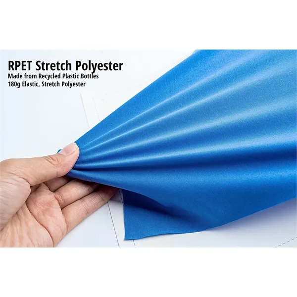 133" x 79" - Eco Friendly Stretch 6' Table Cover, made... from ASI 36558 Aprons, Etc.