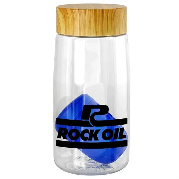 Bamboo Pattern 18 oz. Recycled Bottle with Floating Infuser... from ASI 30208 A P Specialties / AP Specialties