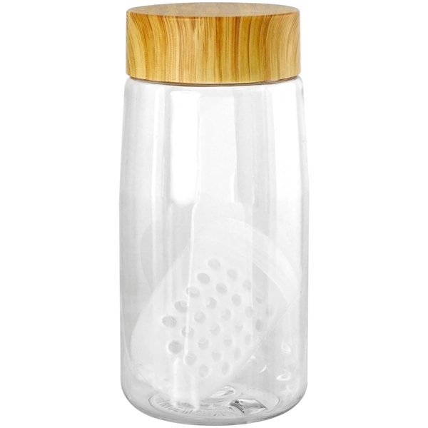Bamboo Pattern 18 oz. Recycled Bottle with Floating Infuser... from ASI 30208 A P Specialties / AP Specialties
