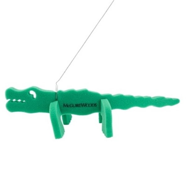 Foam Crocodile Toy Novelty on a leash... from ASI 54886 Foamworx / FoamWorx