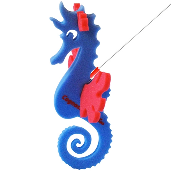 Foam Seahorse Toy Novelty on a leash... from ASI 54886 Foamworx / FoamWorx
