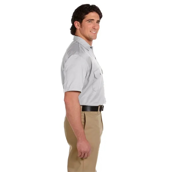 Dickies men's short sleeve work shirt with moisture-wicking technology and stain-release... from ASI 34063 alphabroder
