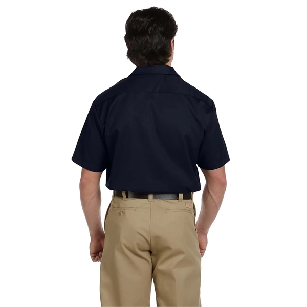 Dickies men's short sleeve work shirt with moisture-wicking technology and stain-release... from ASI 34063 alphabroder