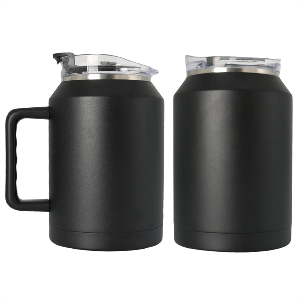 Stainless steel vacuum insulated mug with lid, 50 oz. plus 1... from ASI 37218 Athena Promo (tm)
