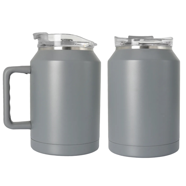 Stainless steel vacuum insulated mug with lid, 50 oz. plus 1... from ASI 37218 Athena Promo (tm)