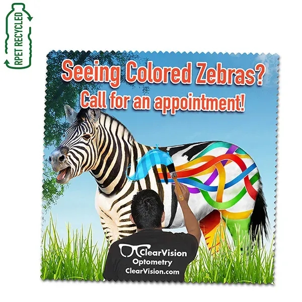 5" microfiber cleaning cloth with serrated edge.... from ASI 62660 Innovation Line