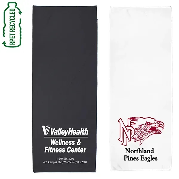 12" x 32" cooling towel made from eco-friendly rPET materials.... from ASI 62660 Innovation Line