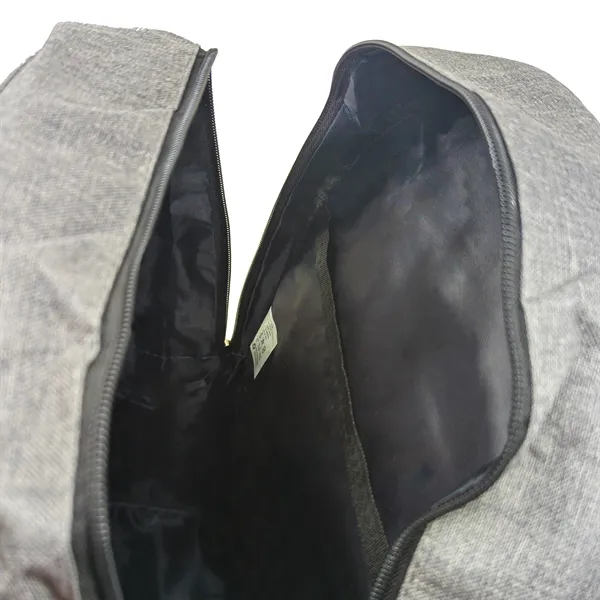 Commuter backpack with 2 front zippered pockets and mesh water bottle... from ASI 90807 Tekweld