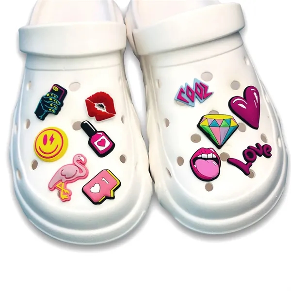 Customizable PVC shoe charms.... from ASI 90807 Tekweld