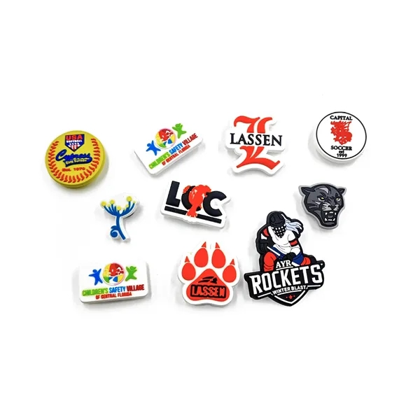 Customizable PVC shoe charms.... from ASI 90807 Tekweld