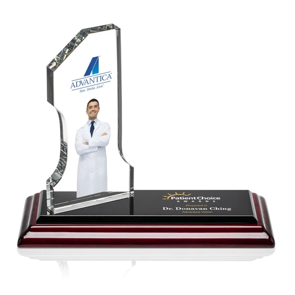 The Northam #1 VividPrint™ Award features a sparkling 5" tall Starfire... from ASI 84592 St Regis Group / St Regis