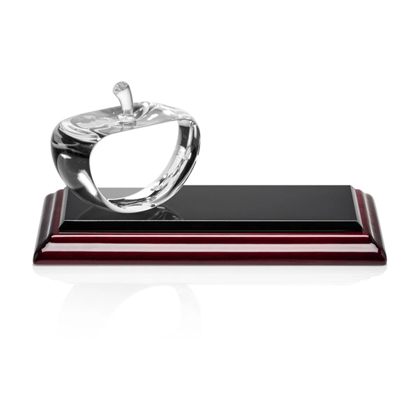 The Northam Apple VividPrint™ Award features a 3" Starfire Crystal Apple... from ASI 84592 St Regis Group / St Regis