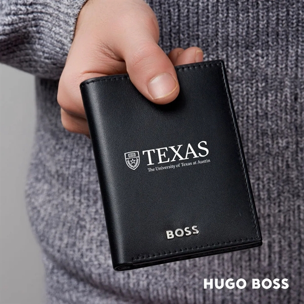 The Hugo Boss® Classic Smooth Folding Card Holder is characterized by... from ASI 84592 St Regis Group