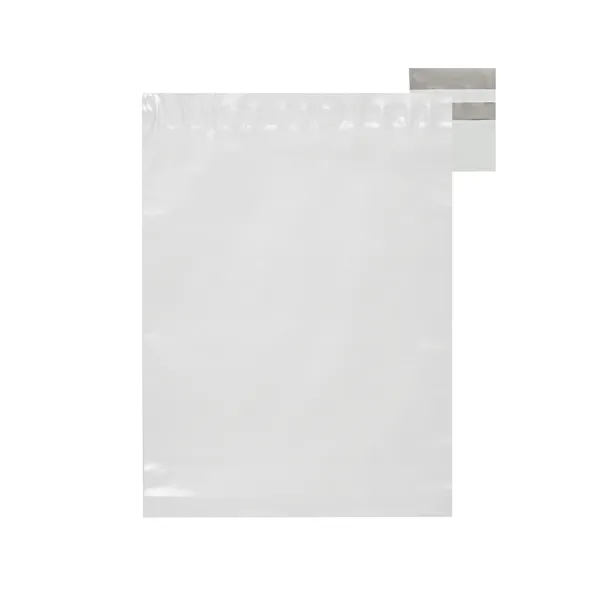 12" x 15" White poly mailer envelope with 2" peel and... from ASI 35290 American Ad Bag Co