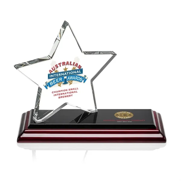 The Northam Star VividPrint™ Award features a sparkling 4.5" Starfire Crystal... from ASI 84592 St Regis Group / St Regis
