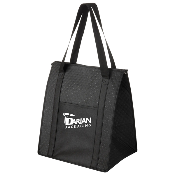 13" x 10" x 15" non-woven polypropylene insulated grocery tote with... from ASI 35290 American Ad Bag Co