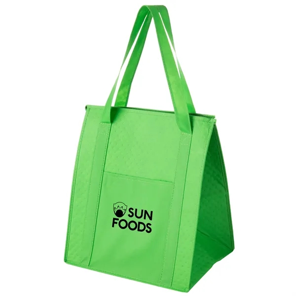 13" x 10" x 15" non-woven polypropylene insulated grocery tote with... from ASI 35290 American Ad Bag Co