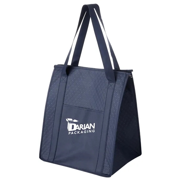 13" x 10" x 15" non-woven polypropylene insulated grocery tote with... from ASI 35290 American Ad Bag Co