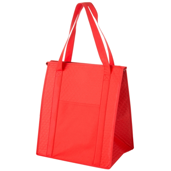 13" x 10" x 15" non-woven polypropylene insulated grocery tote with... from ASI 35290 American Ad Bag Co