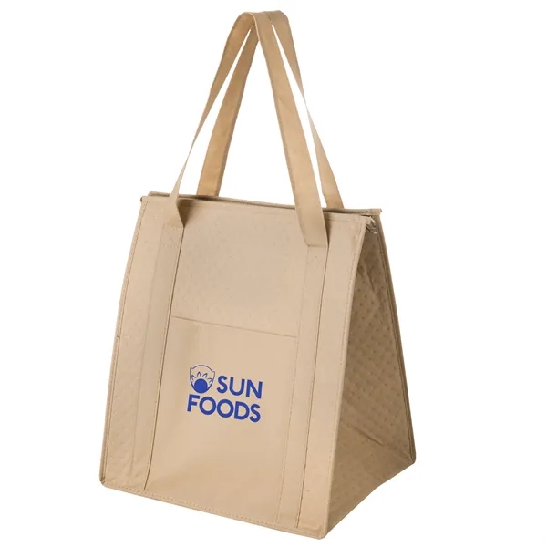 13" x 10" x 15" non-woven polypropylene insulated grocery tote with... from ASI 35290 American Ad Bag Co