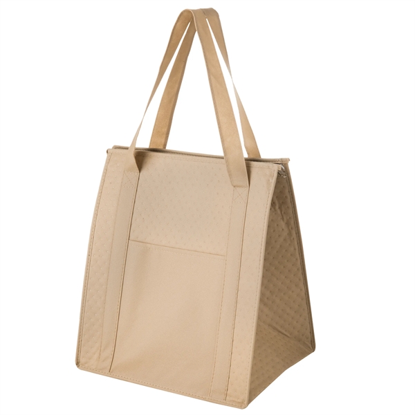 13" x 10" x 15" non-woven polypropylene insulated grocery tote with... from ASI 35290 American Ad Bag Co