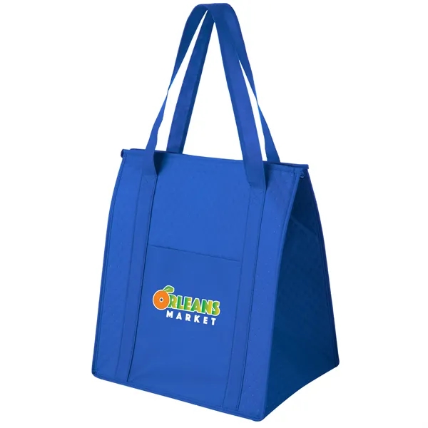 13" x 10" x 15" non-woven polypropylene insulated grocery tote with... from ASI 35290 American Ad Bag Co