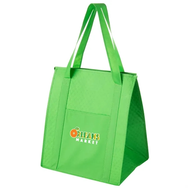 13" x 10" x 15" non-woven polypropylene insulated grocery tote with... from ASI 35290 American Ad Bag Co