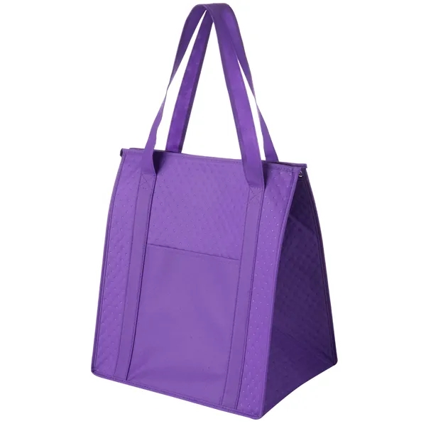13" x 10" x 15" non-woven polypropylene insulated grocery tote with... from ASI 35290 American Ad Bag Co