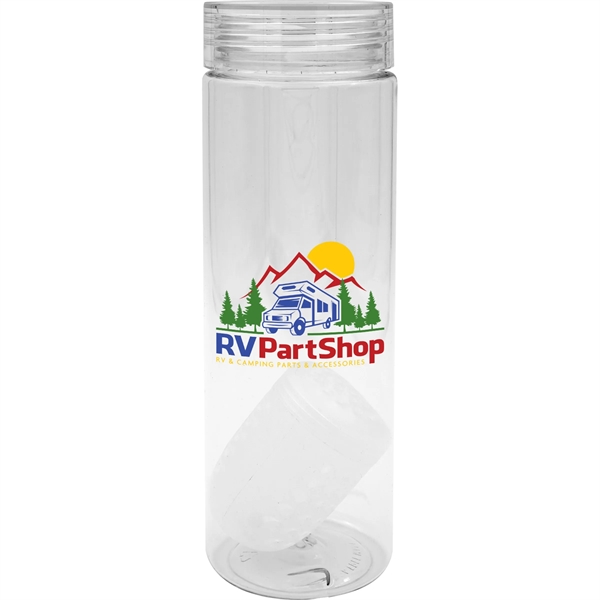 Clear View 24 oz. Recycled Bottle With Floating Infuser... from ASI 30208 A P Specialties / AP Specialties