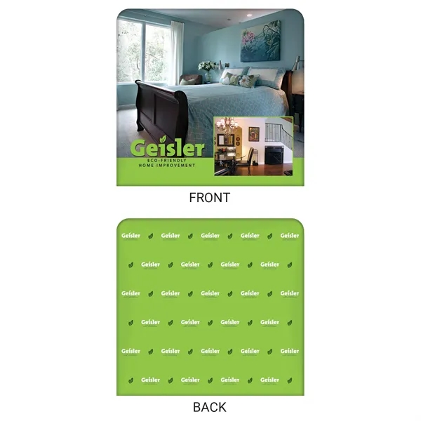 6' Table Top aluminum hardware with large stretch polyester banner... from ASI 80228 Quinn