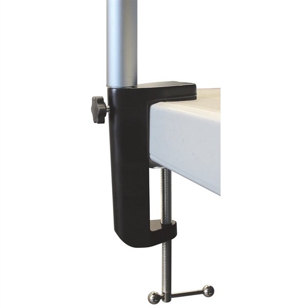 6' Table Top aluminum hardware with large stretch polyester banner... from ASI 80228 Quinn