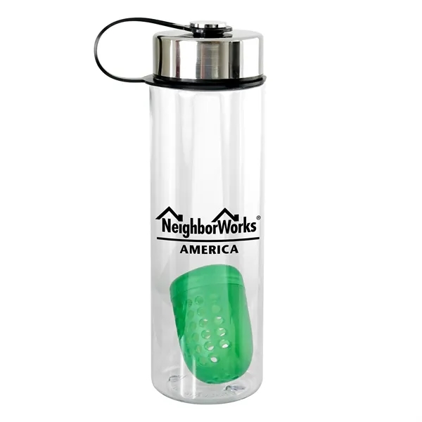 Metal Lanyard Lid 24 oz. Recycled Bottle With Floating Infus... from ASI 30208 A P Specialties / AP Specialties