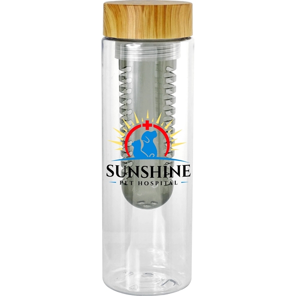 Bamboo Pattern 24 oz. Recycled Bottle With Fruit Infuser... from ASI 30208 A P Specialties / AP Specialties