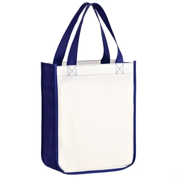 9" x 4" x 11" laminated OPP non-woven tote with dye... from ASI 35290 American Ad Bag Co