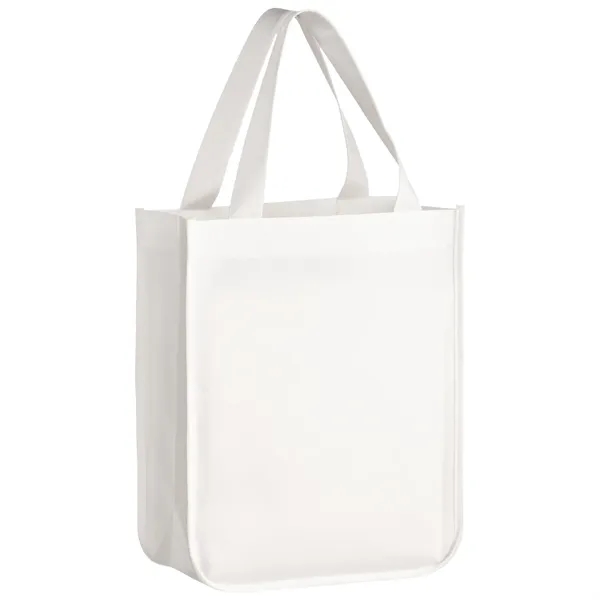 9" x 4" x 11" laminated OPP non-woven tote with dye... from ASI 35290 American Ad Bag Co