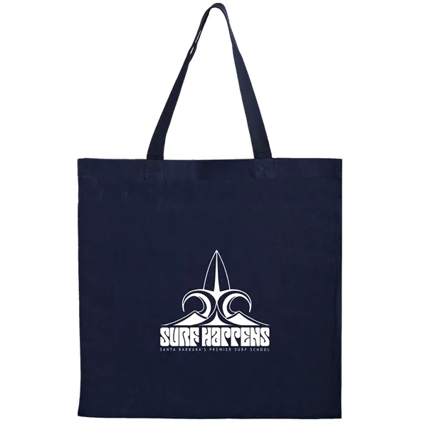 15" x 15" 6-ounce cotton tote bag with handles.... from ASI 35290 American Ad Bag Co