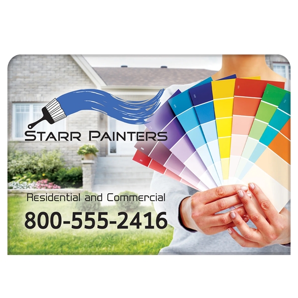 8' Table Top aluminum hardware large stretch polyester replacement banner... from ASI 80228 Quinn