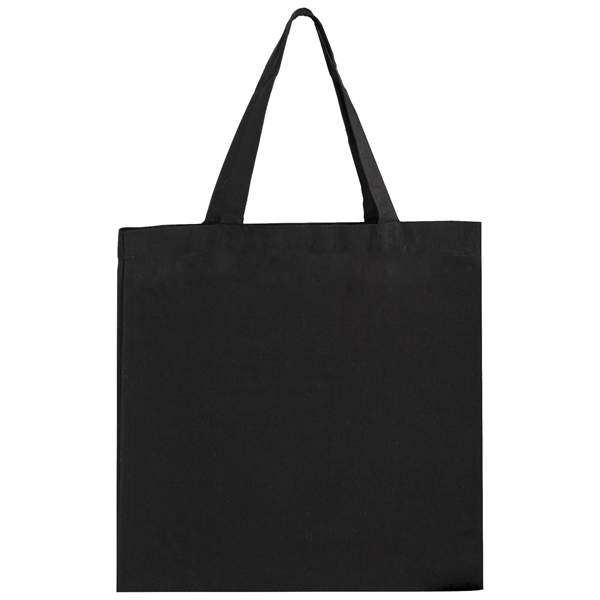 15" x 15" square 6-ounce cotton canvas tote bag with handles.... from ASI 35290 American Ad Bag Co