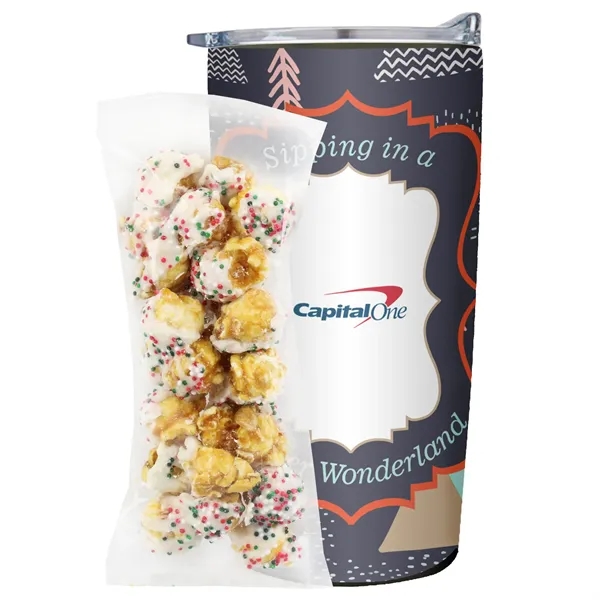 This set includes a 20 oz double-wall vacuum insulated tumbler and... from ASI 71685 Midnite Snax® / Promo Revolution