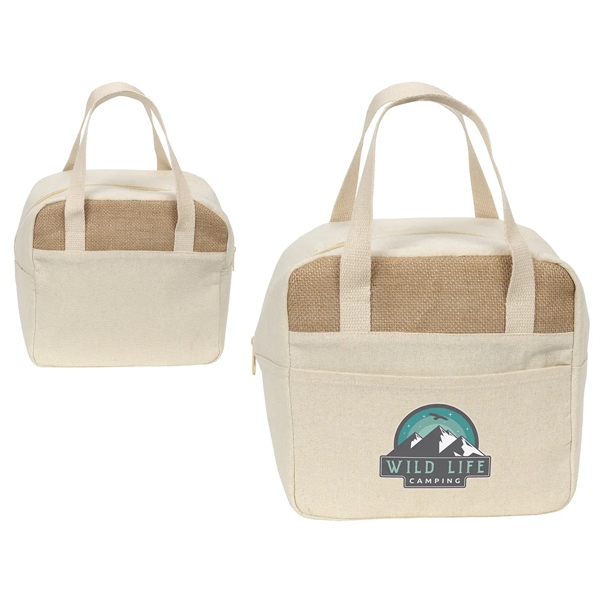 Jute & Recycled Cotton Cooler Bag... from ASI 36730 Ariel Premium Supply Inc